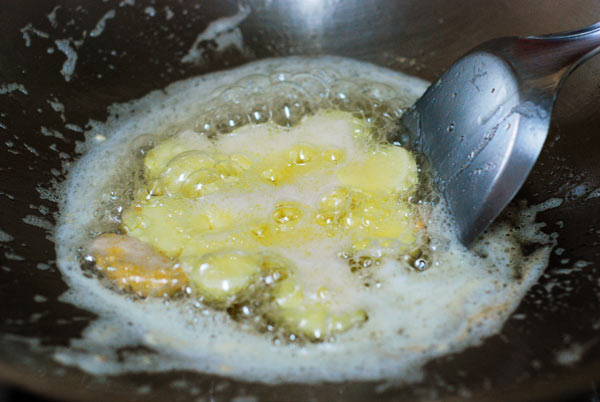 Frying Egg Bean Curd
